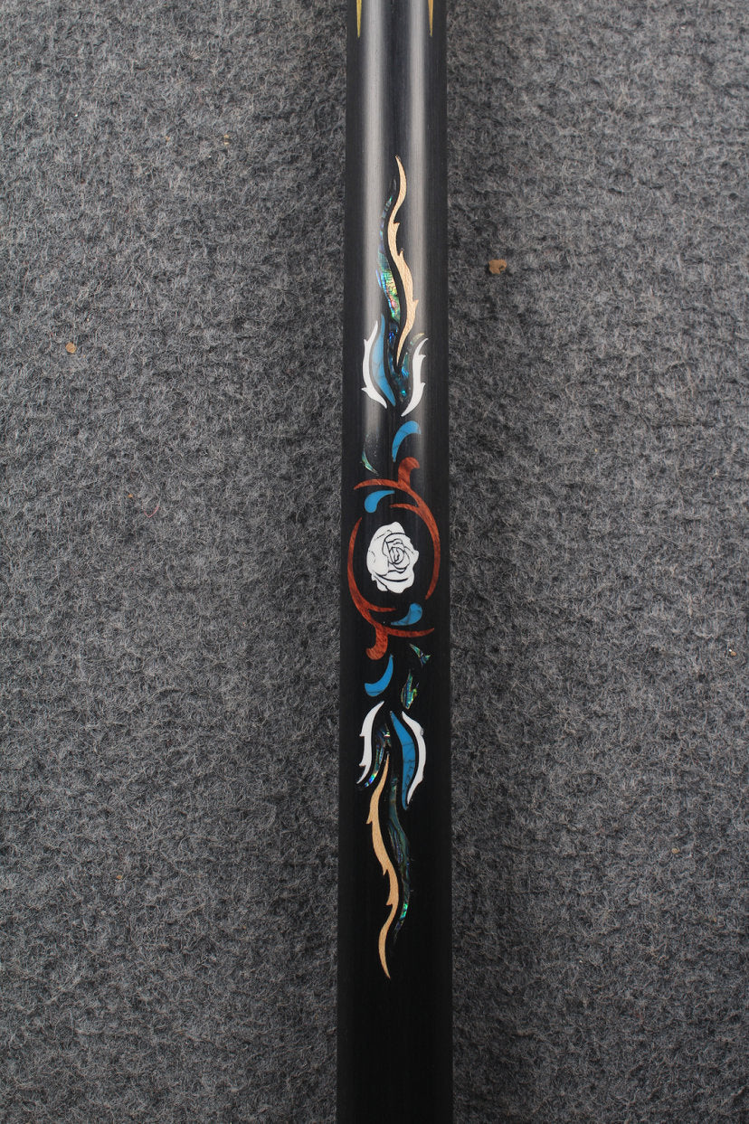 1 piece ash inlay snooker cue  #7881-#7886