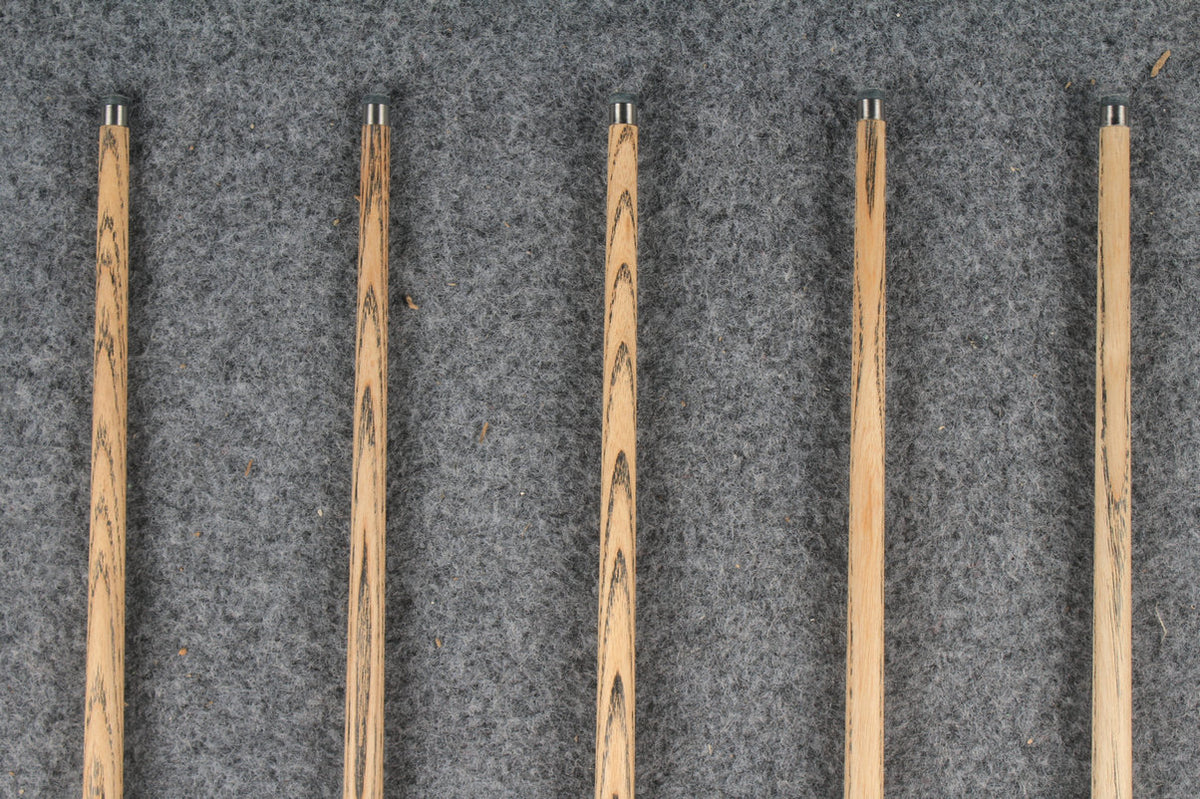 1 piece ash inlay english pool cue  #7893-#7897