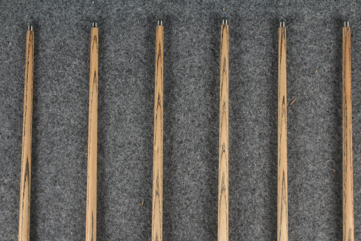 1 piece ash inlay english pool cue  #7898-#7903