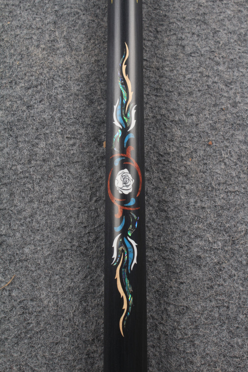 1 piece ash inlay english pool cue  #7909-#7913