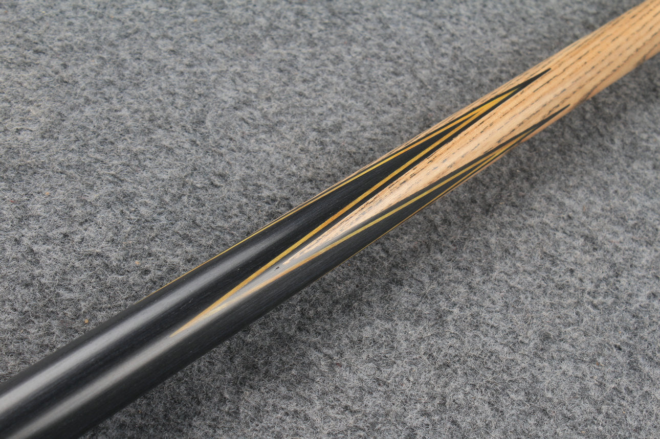 1 piece ash inlay english pool cue  #7909-#7913