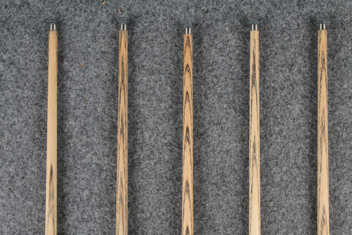 1 piece ash inlay english pool cue  #7922-#7926