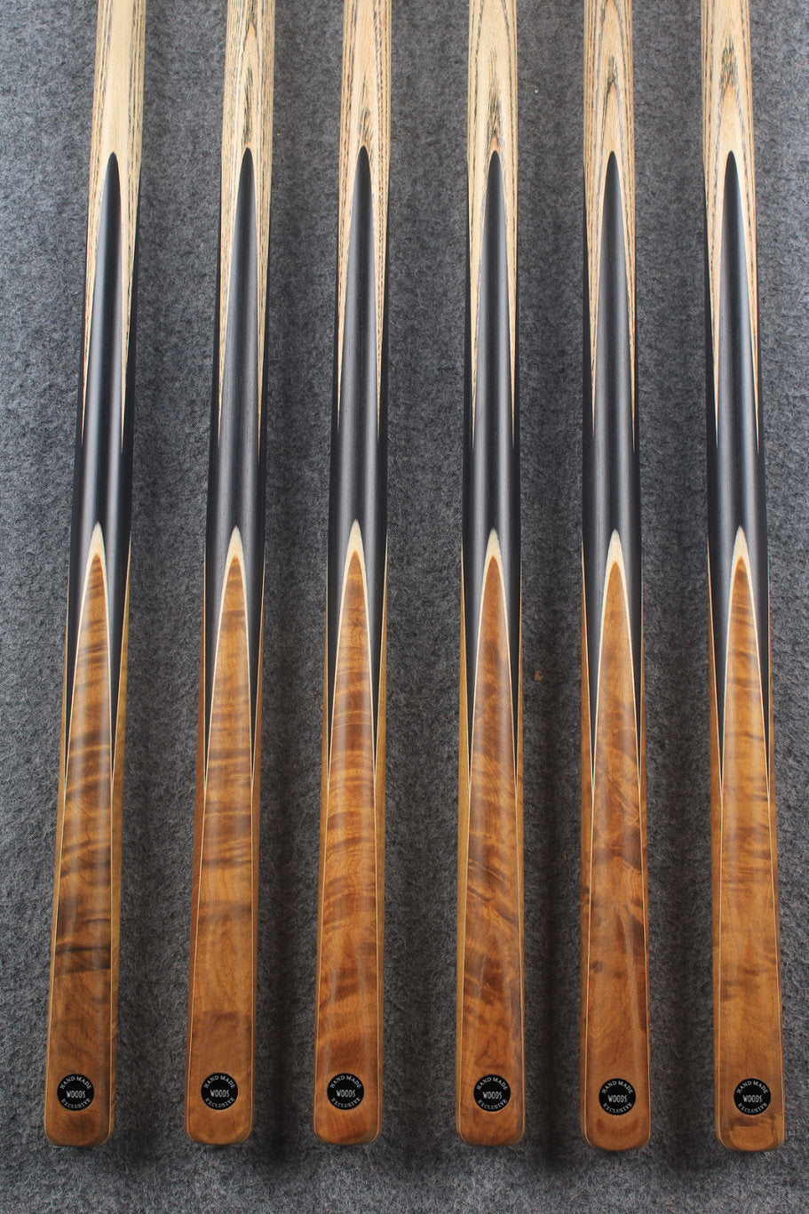 Exclusive 1 piece ash english pool cue #7927- #7932
