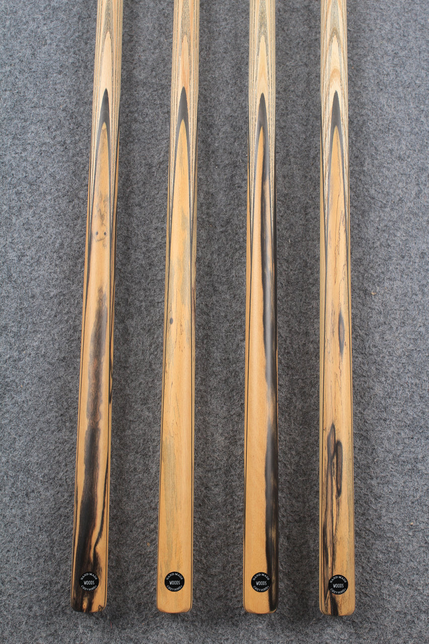 CHEVRONS+ 1 piece ash english pool cue  #7969- #7972