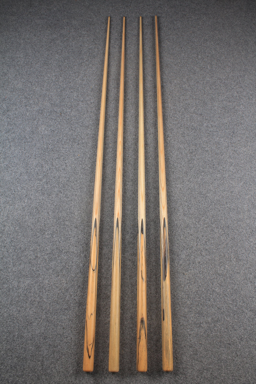 CHEVRONS+ 1 piece ash english pool cue  #7969- #7972