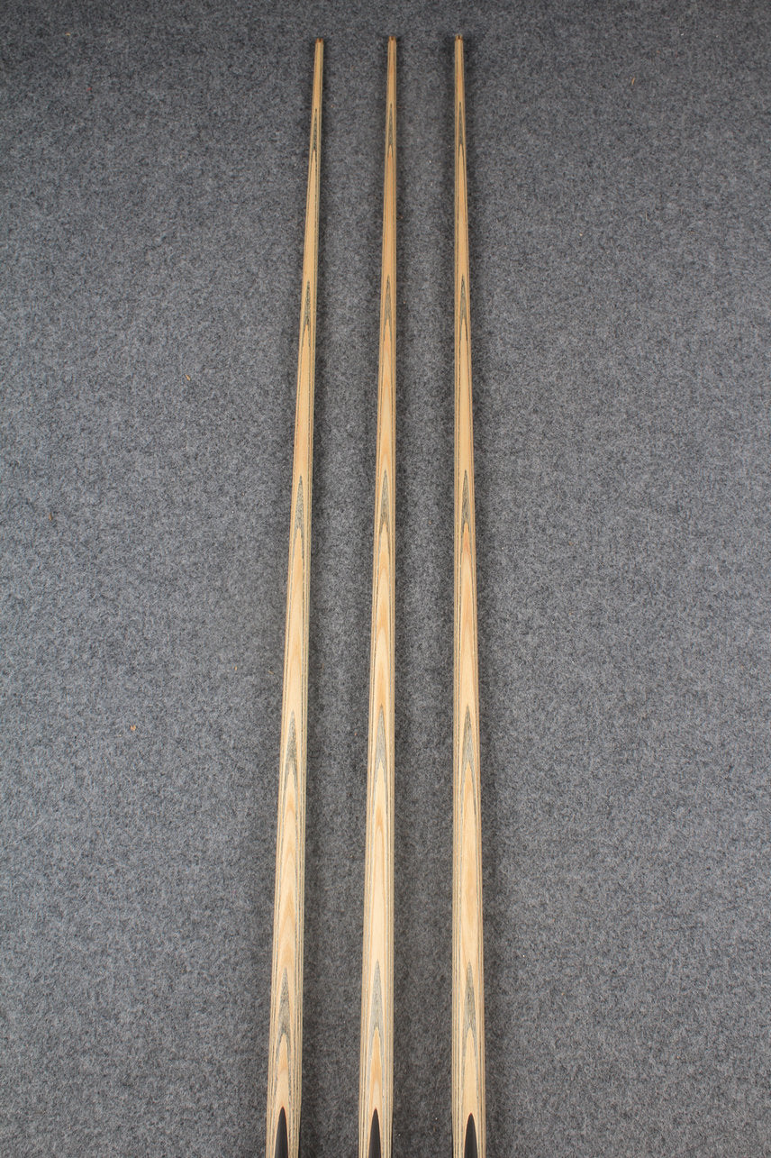 CHEVRONS+ 1 piece ash english pool cue  #7973- #7975