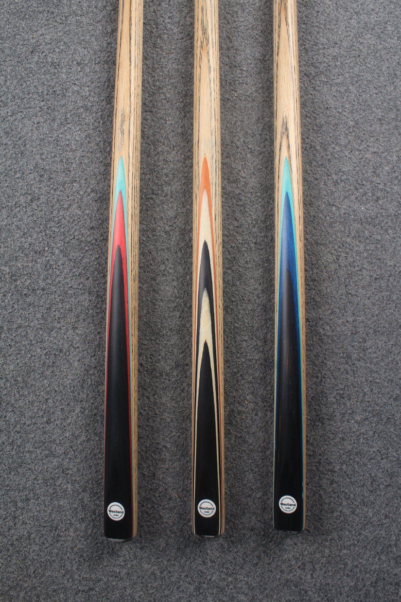 westland 1/2 ash snooker cue  #8075- #8077 WOODS CUES