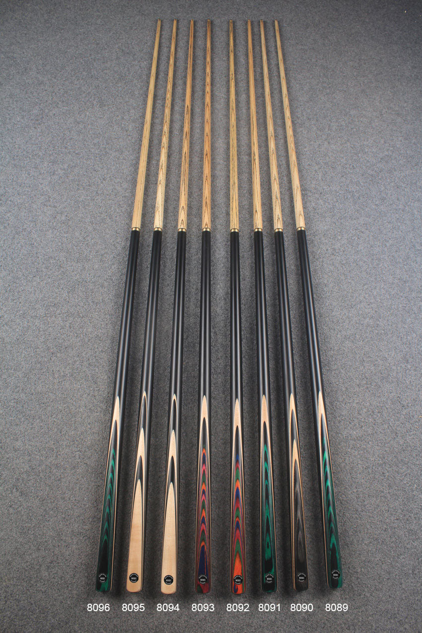 1/2 ash english pool cue  #8089- #8096 WOODS CUES