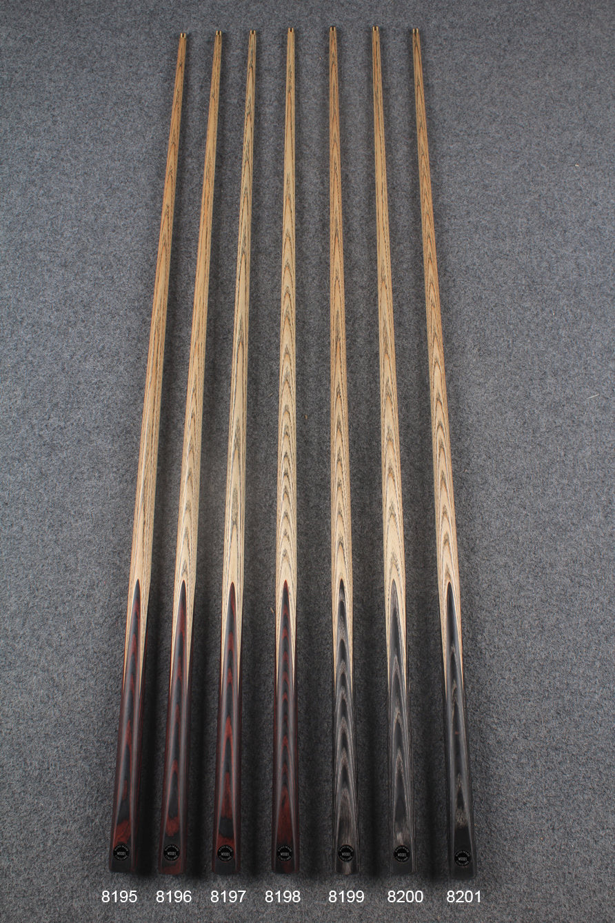 1 piece ash 42''  snooker cue  #8195 - #8201 WOODS CUES