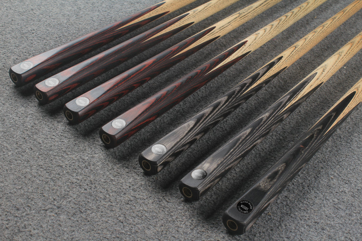1 piece ash 42''  snooker cue  #8195 - #8201 WOODS CUES