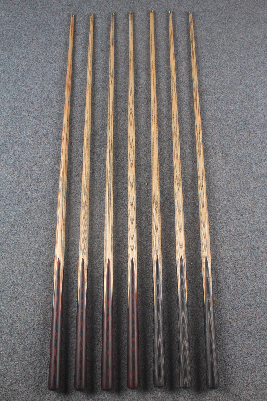 1 piece ash 42''  snooker cue  #8195 - #8201 WOODS CUES