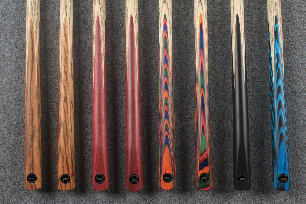 1 piece ash 42''  snooker cue  #8202 - #8209 WOODS CUES