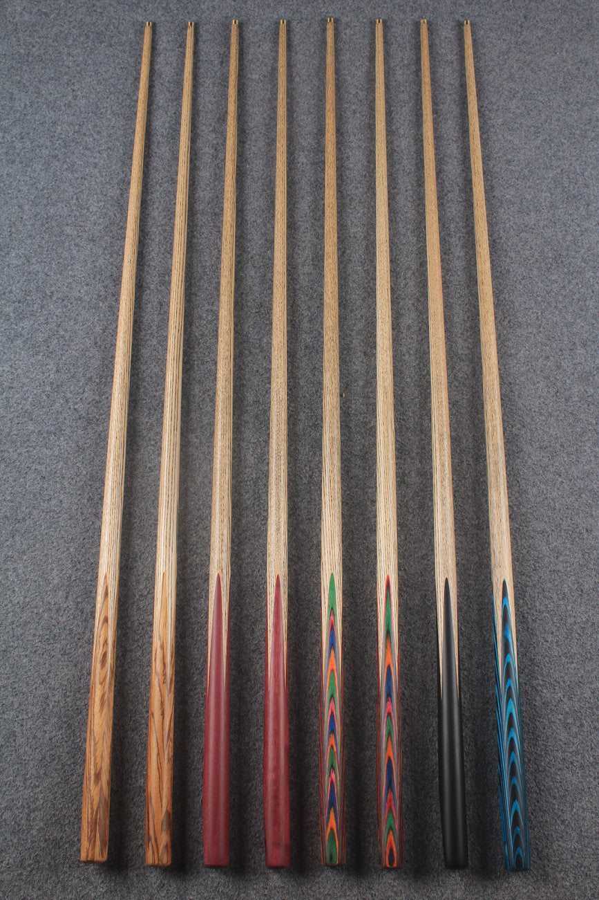 1 piece ash 42''  snooker cue  #8202 - #8209 WOODS CUES