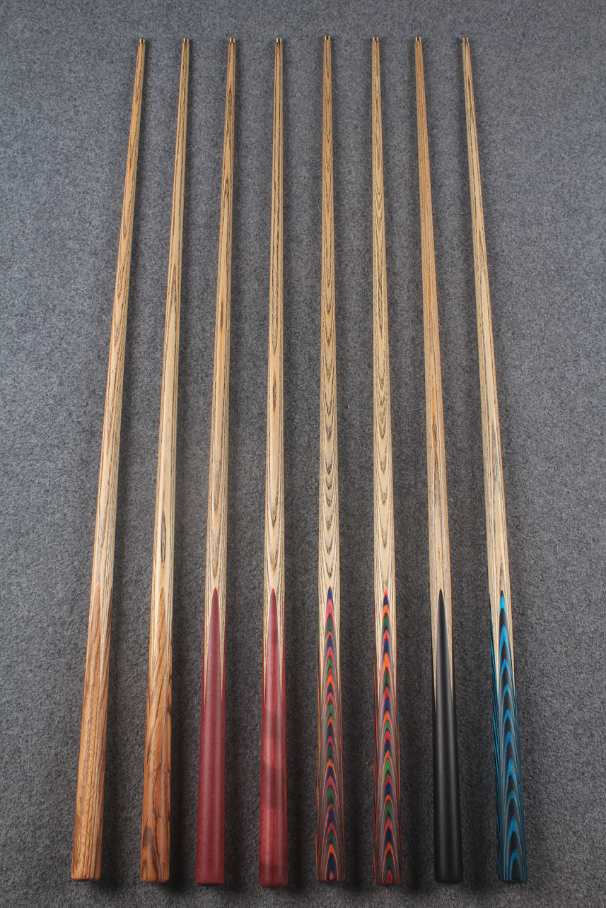 1 piece ash 42''  snooker cue  #8202 - #8209 WOODS CUES