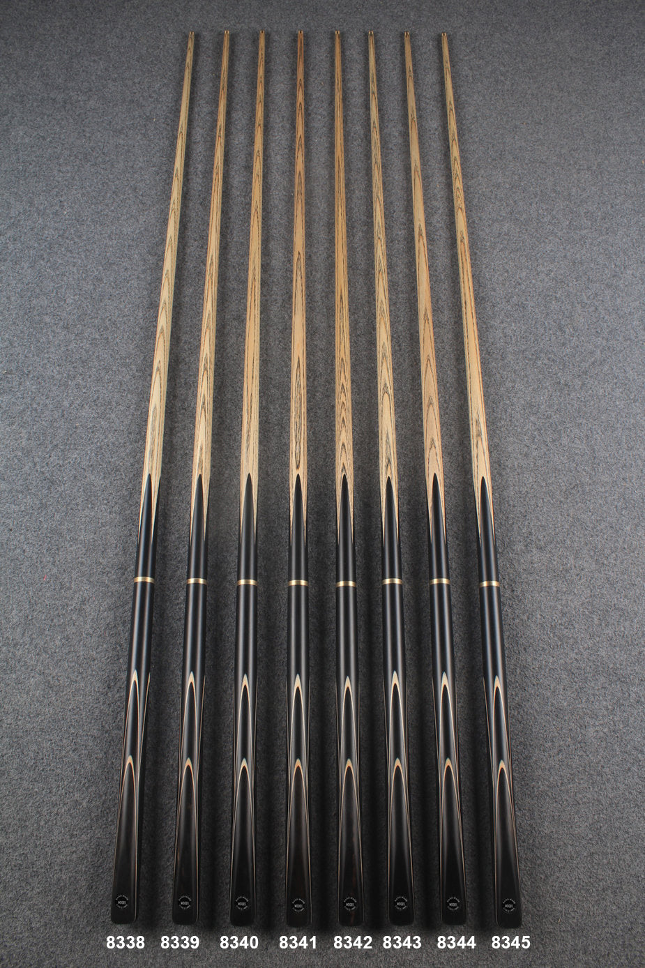 3/4 ash 55''  snooker cue  #8338 - #8345