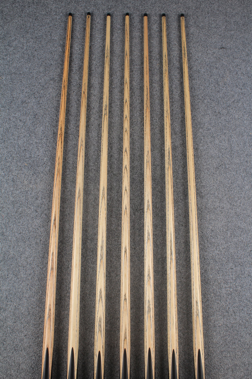 3/4 ash chinese 8 ball pool cue  #8566 - #8572 WOODS CUES