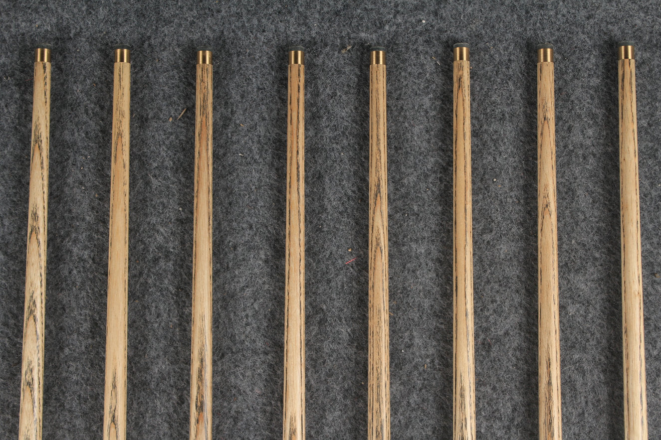 1 piece ash 54''  junior cue  #858 - #865