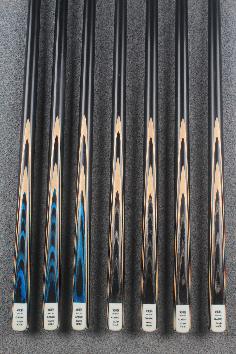 1/2 ash snooker cue  #8870- #8876 WOODS CUES