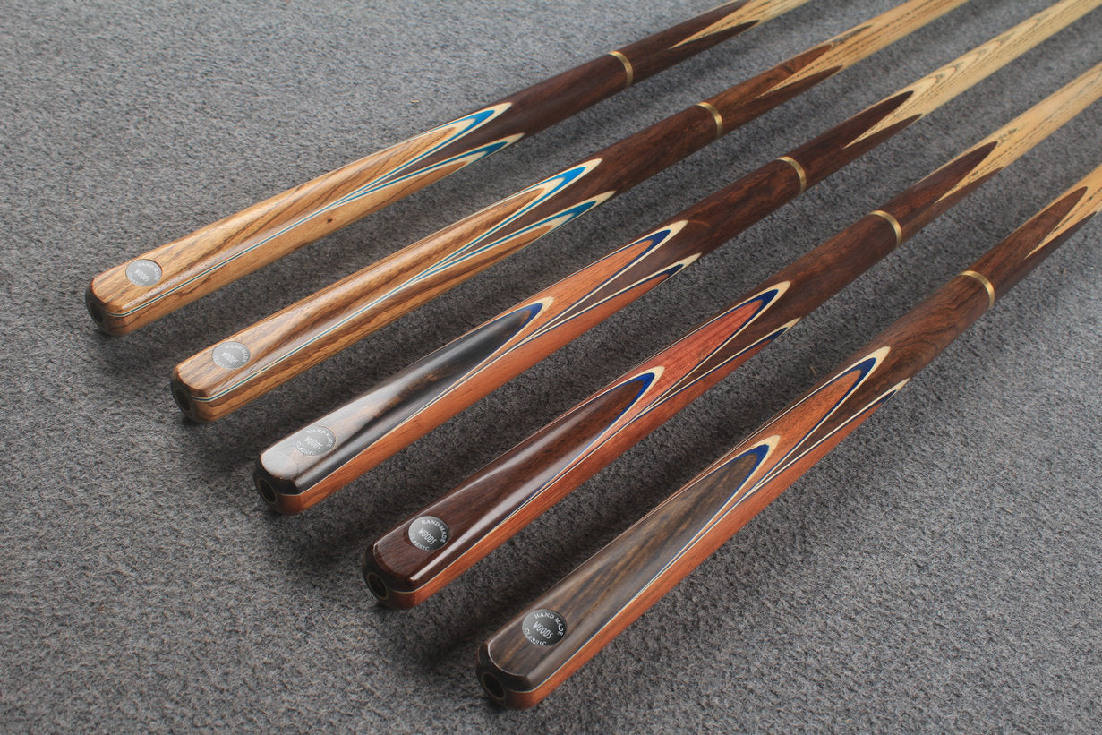 3/4 ash chinese 8 ball pool cue  #9023 - #9027 WOODS CUES