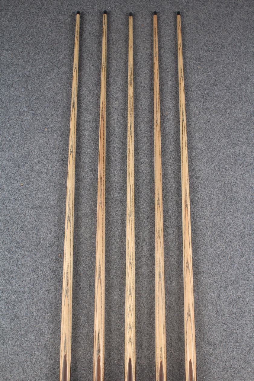 3/4 ash chinese 8 ball pool cue  #9023 - #9027 WOODS CUES