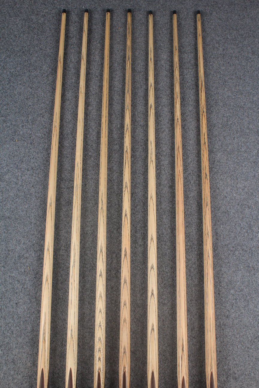 3/4 ash chinese 8 ball pool cue  #9028 - #9034 WOODS CUES