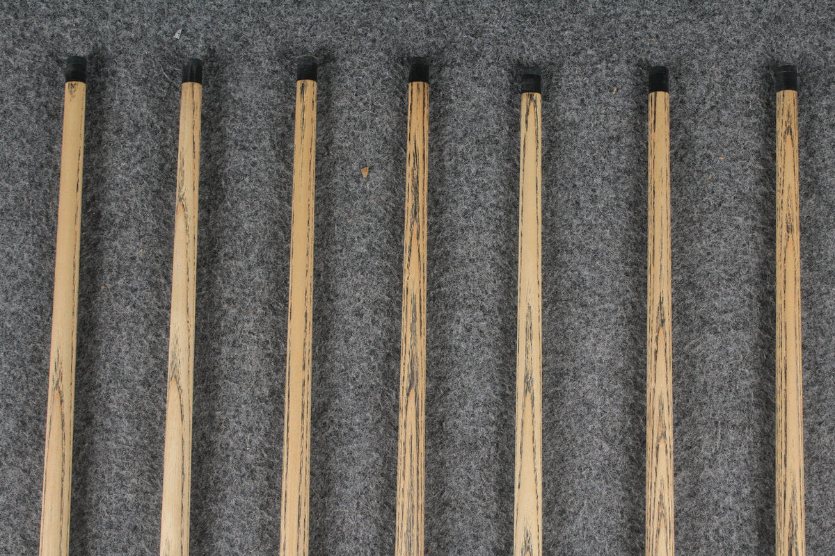 3/4 ash chinese 8 ball pool cue  #9028 - #9034 WOODS CUES