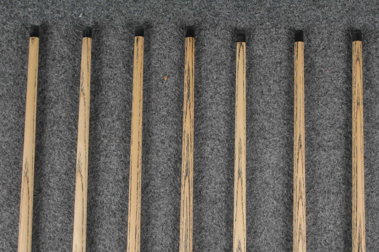 3/4 ash chinese 8 ball pool cue  #9028 - #9034 WOODS CUES