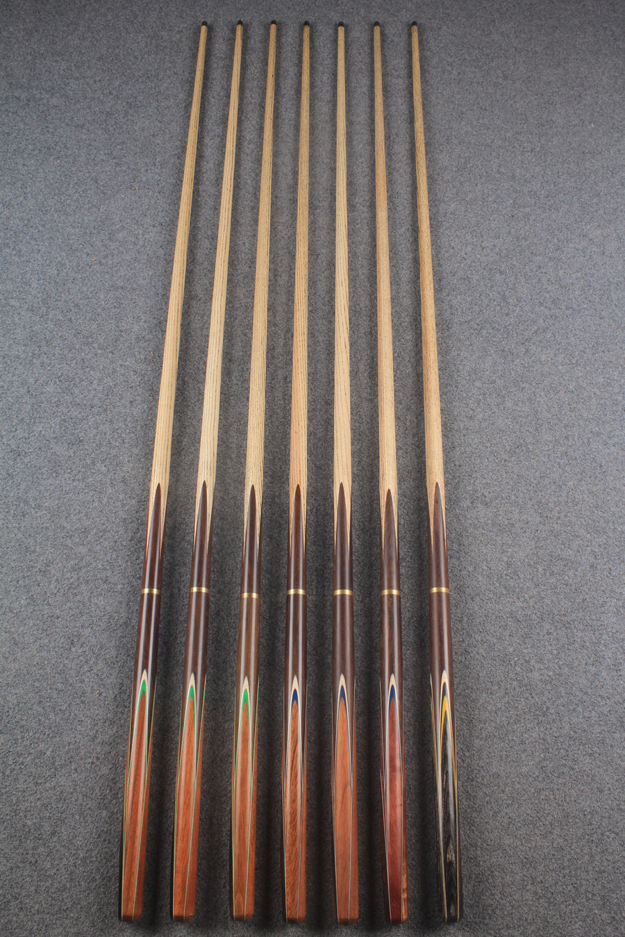 3/4 ash chinese 8 ball pool cue  #9028 - #9034 WOODS CUES
