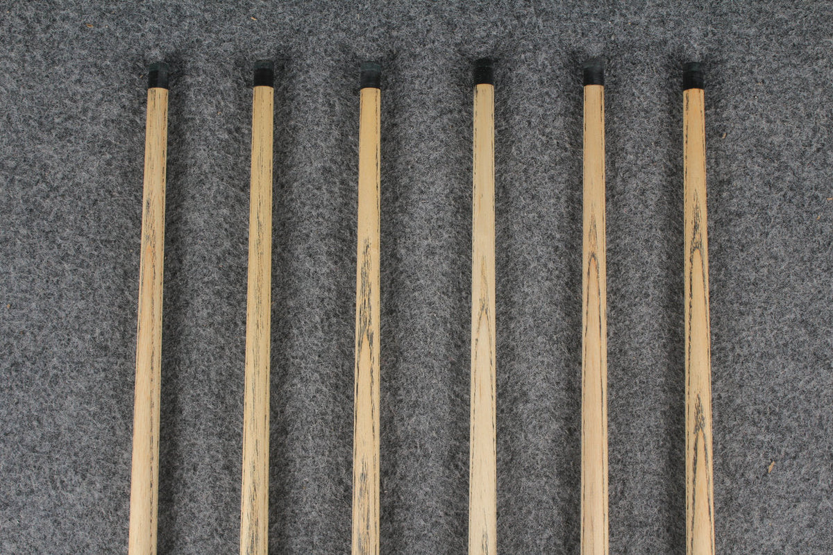 3/4 ash chinese 8 ball pool cue  #9035 - #9040 WOODS CUES