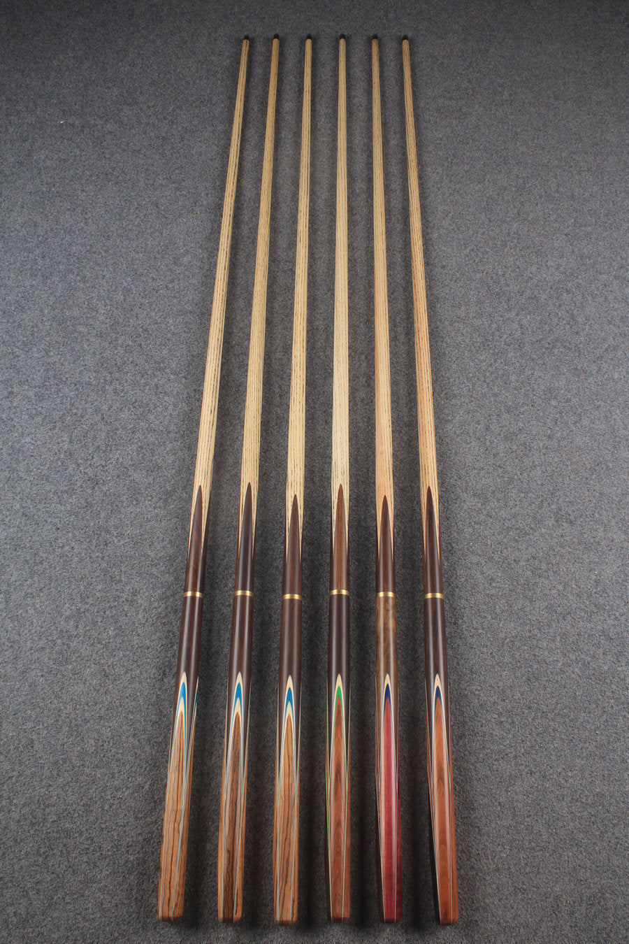 3/4 ash chinese 8 ball pool cue  #9035 - #9040 WOODS CUES