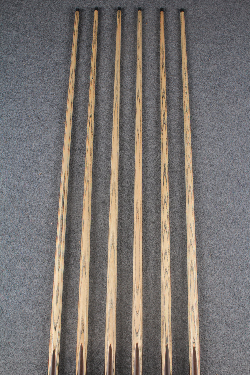3/4 ash chinese 8 ball pool cue  #9046 - #9051 WOODS CUES