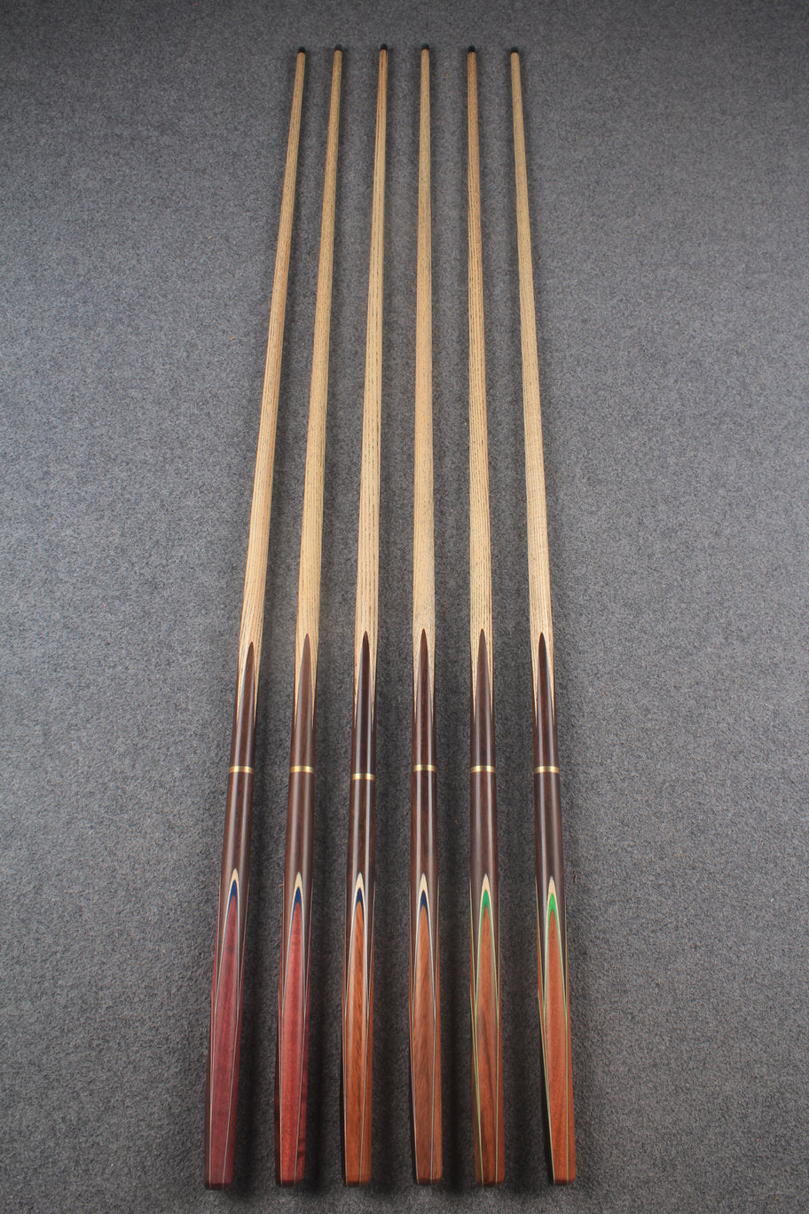 3/4 ash chinese 8 ball pool cue  #9046 - #9051 WOODS CUES