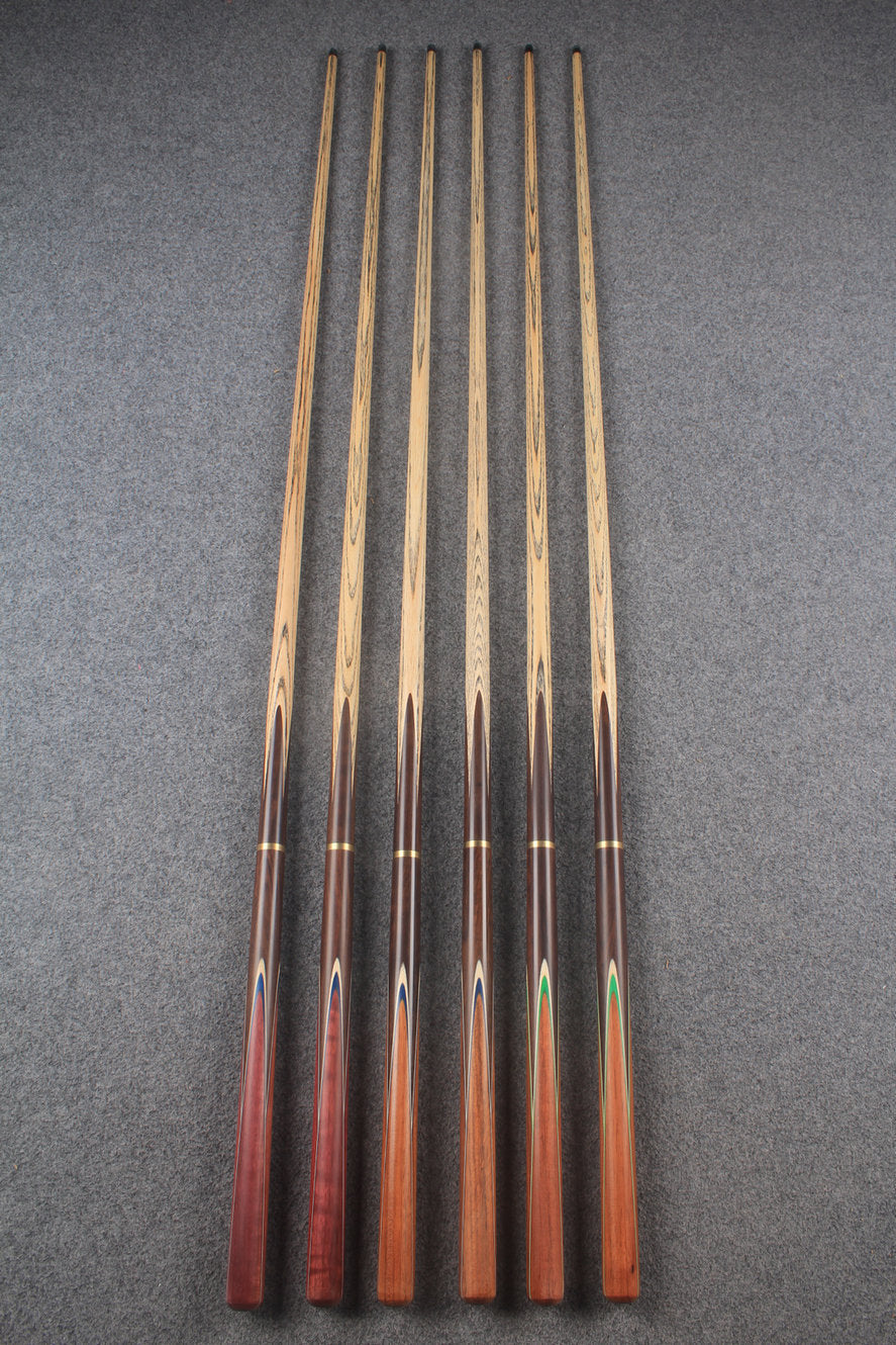 3/4 ash chinese 8 ball pool cue  #9046 - #9051 WOODS CUES