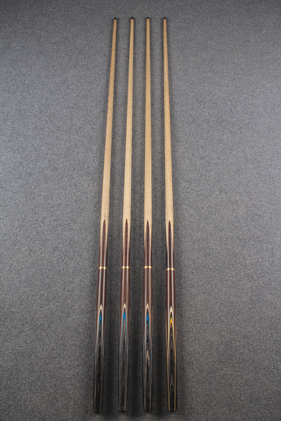 3/4 ash chinese 8 ball pool cue  #9052 - #9055 WOODS CUES
