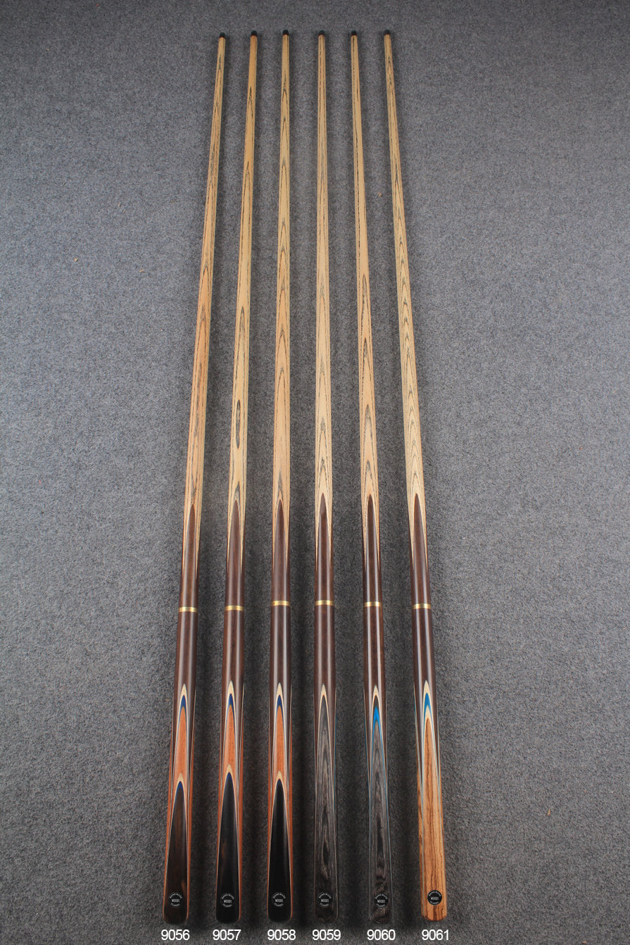 3/4 ash chinese 8 ball pool cue  #9056 - #9061 WOODS CUES