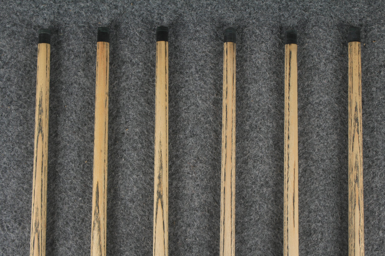 3/4 ash chinese 8 ball pool cue  #9056 - #9061 WOODS CUES