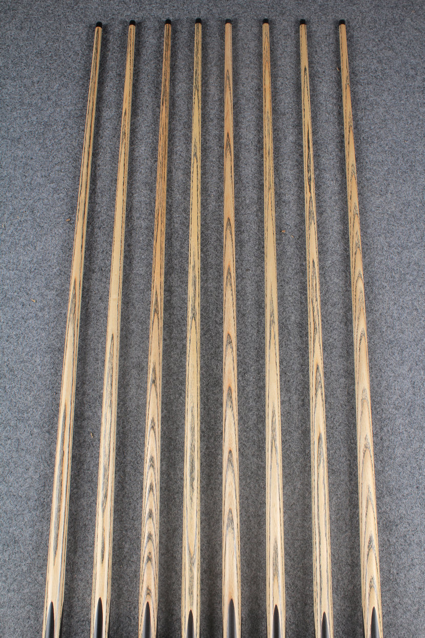 3/4 ash chinese 8 ball pool cue  #9069 - #9076 WOODS CUES
