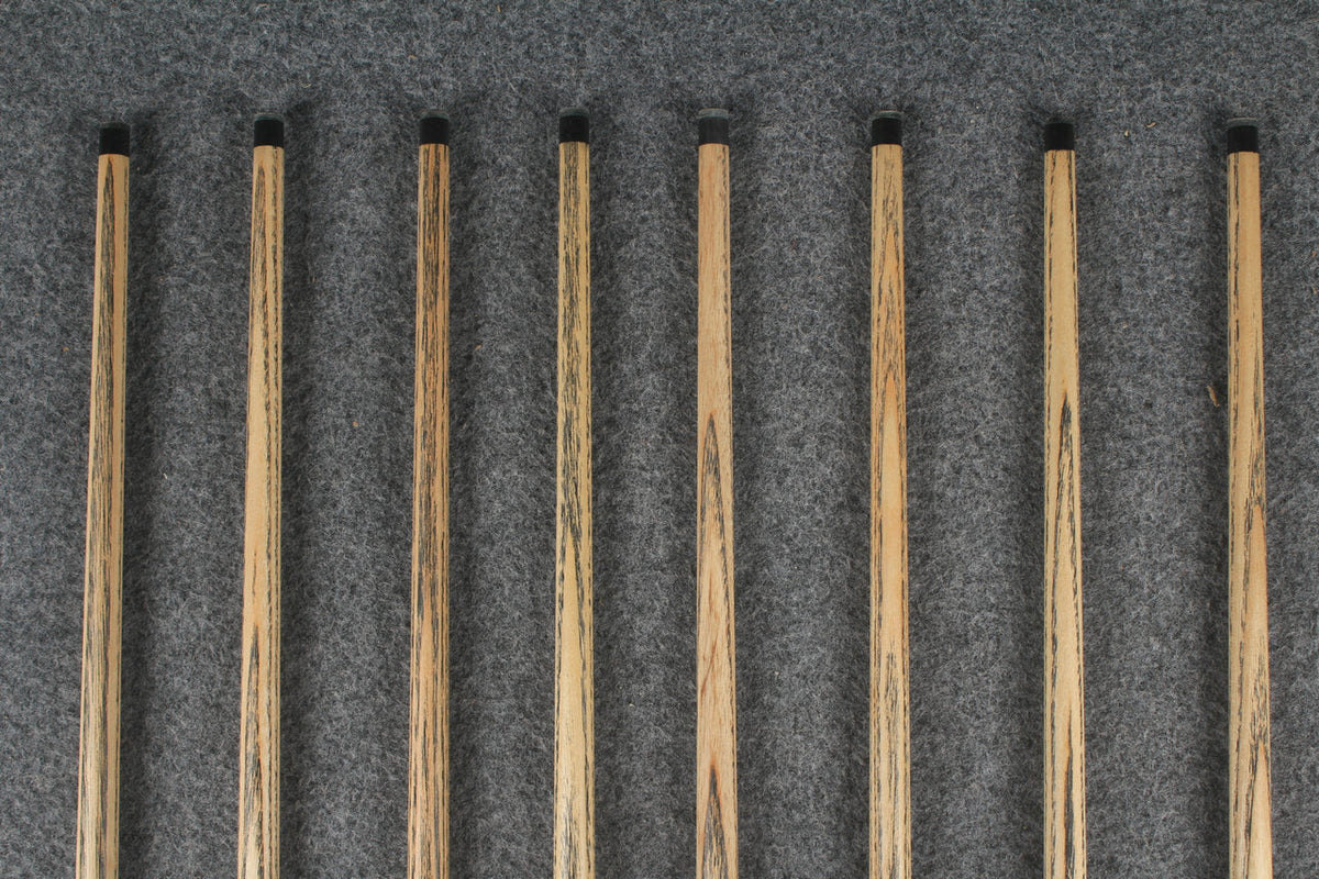 3/4 ash chinese 8 ball pool cue  #9069 - #9076 WOODS CUES