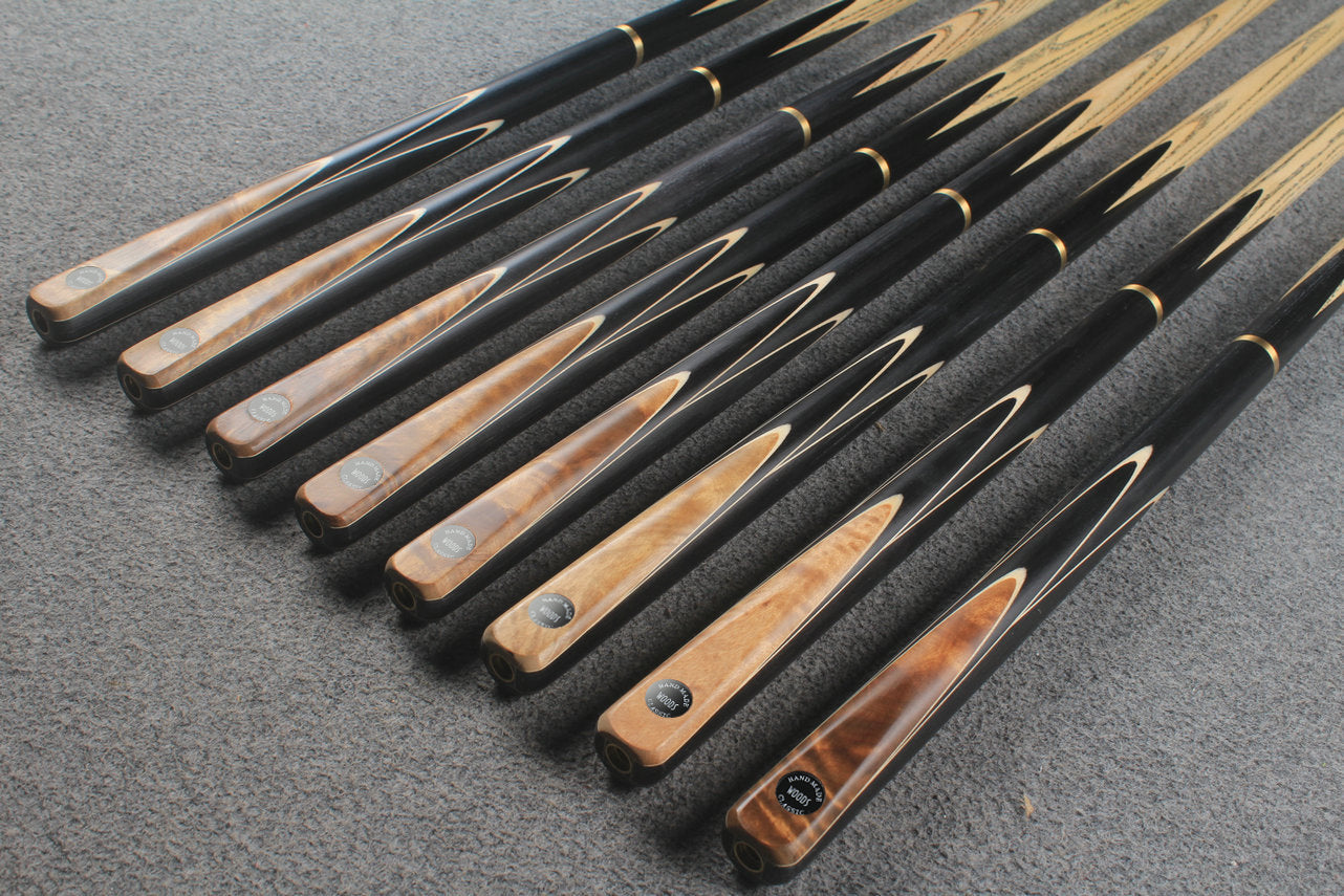 3/4 ash chinese 8 ball pool cue  #9069 - #9076 WOODS CUES