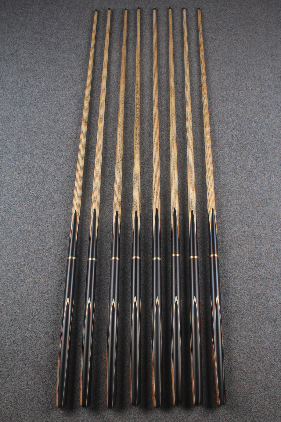 3/4 ash chinese 8 ball pool cue  #9069 - #9076 WOODS CUES
