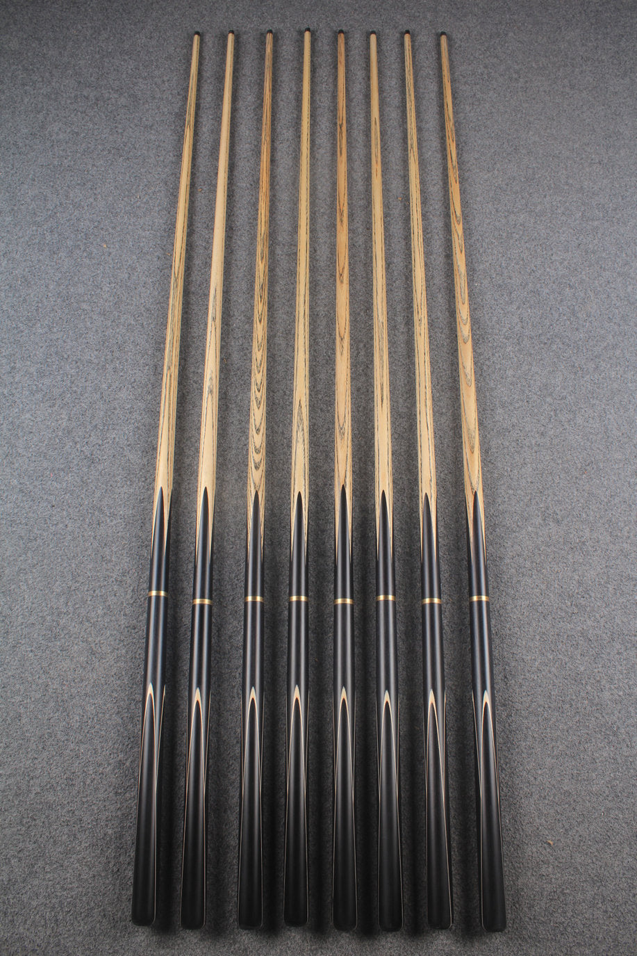 3/4 ash chinese 8 ball pool cue  #9069 - #9076 WOODS CUES