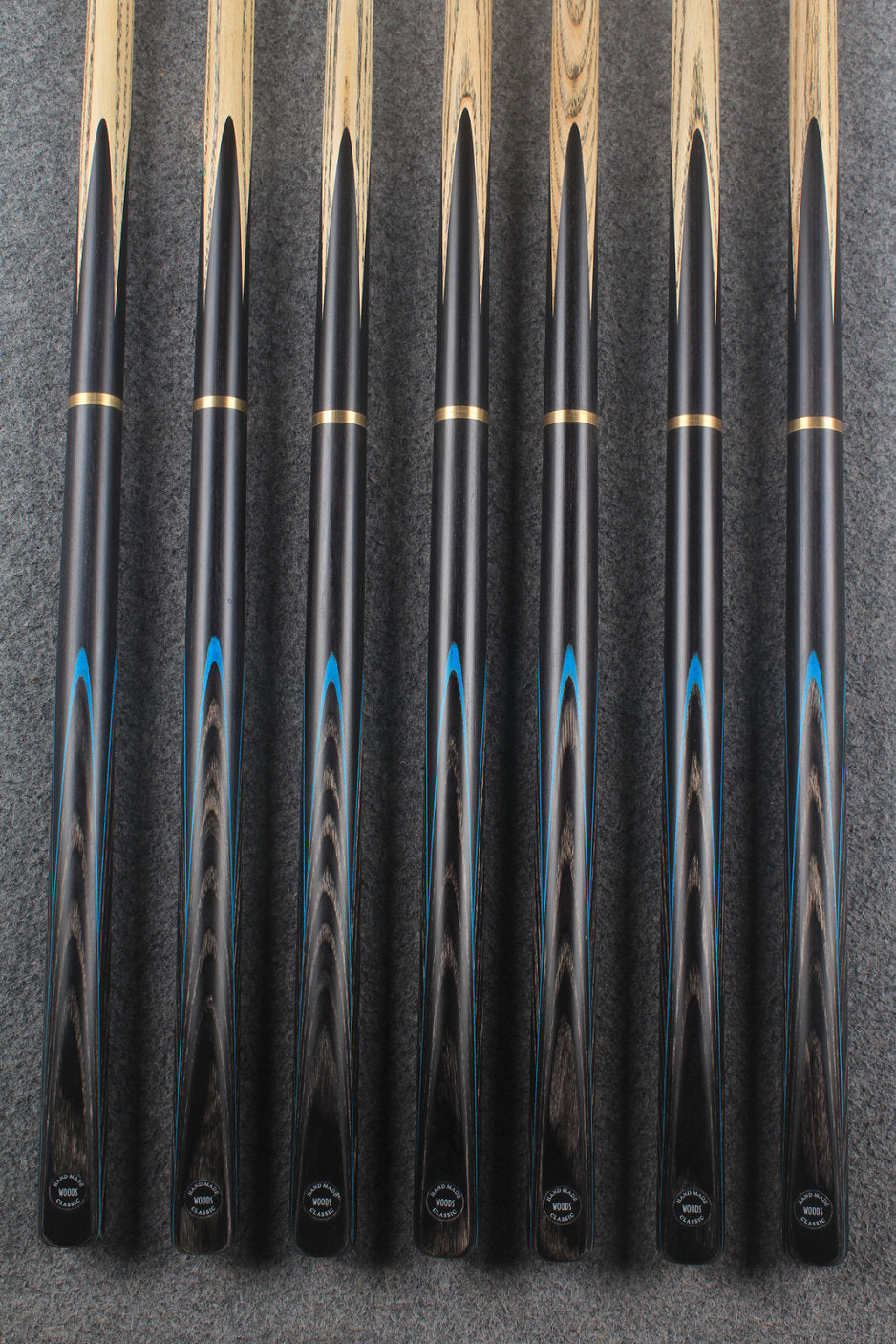 3/4 ash chinese 8 ball pool cue  #9077 - #9083 WOODS CUES