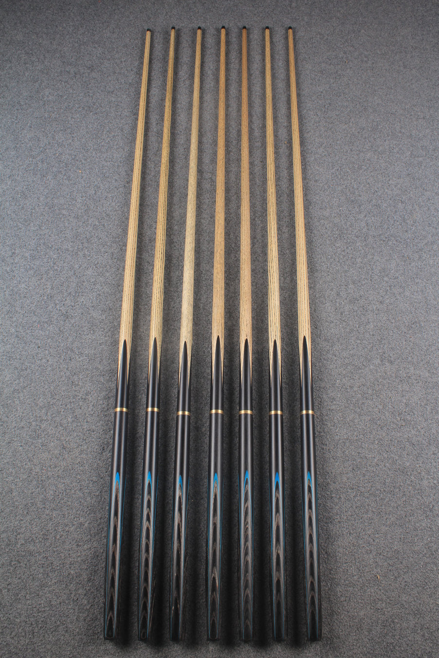 3/4 ash chinese 8 ball pool cue  #9077 - #9083 WOODS CUES