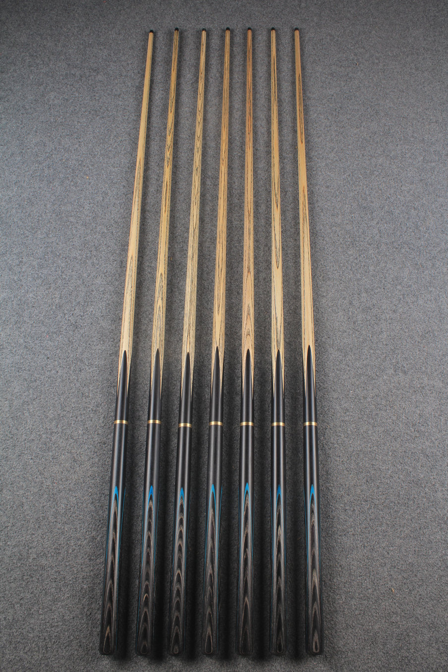 3/4 ash chinese 8 ball pool cue  #9077 - #9083 WOODS CUES