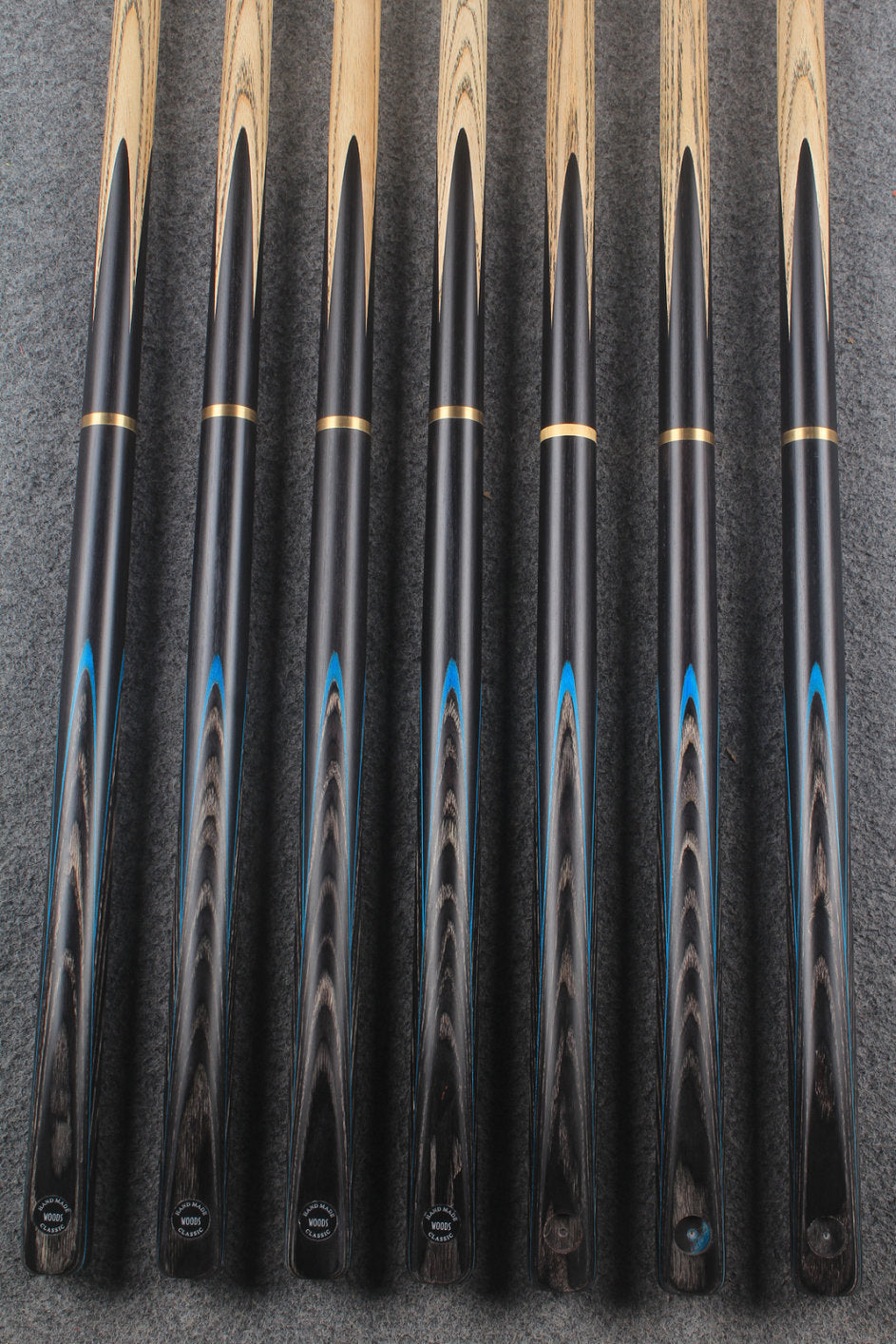 3/4 ash chinese 8 ball pool cue  #9089 - #9095 WOODS CUES