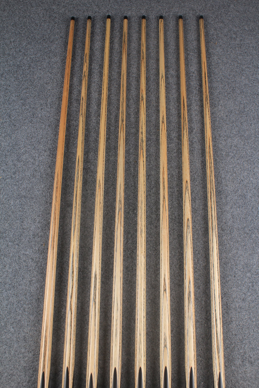 3/4 ash chinese 8 ball pool cue  #9106 - #9113 WOODS CUES