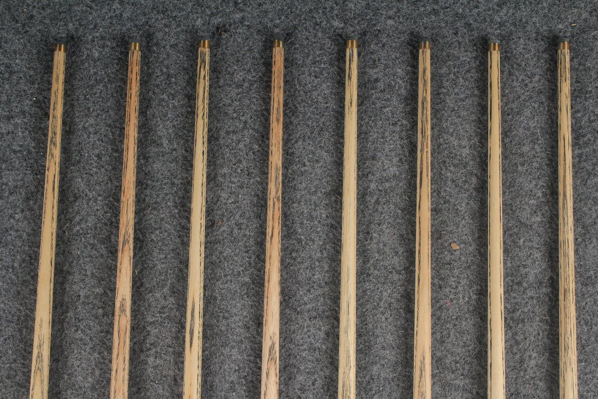 3/4 ash english pool cue  #9782 - #9789