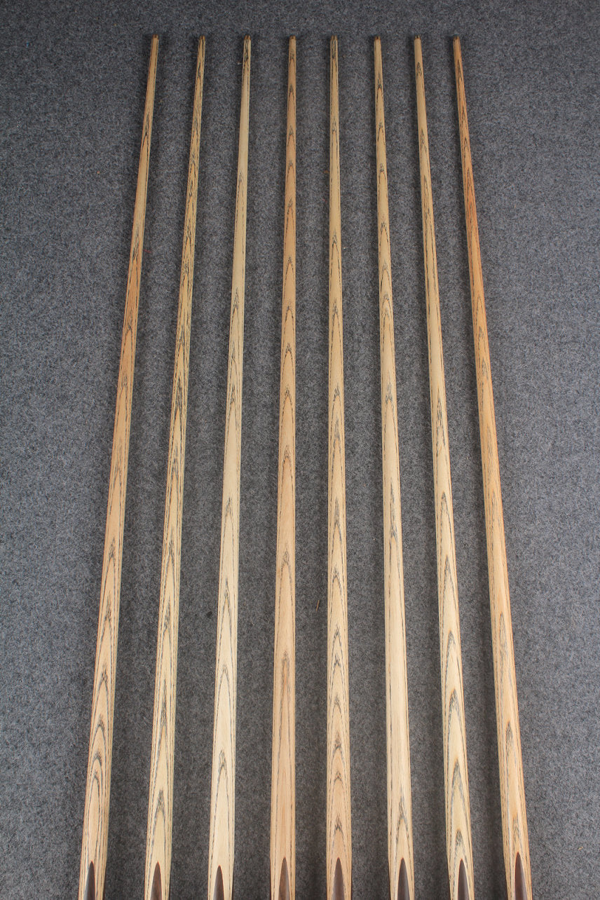 3/4 ash english pool cue  #9790 - #9797