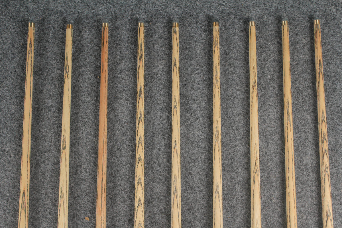 3/4 ash english pool cue  #9798 - #9806