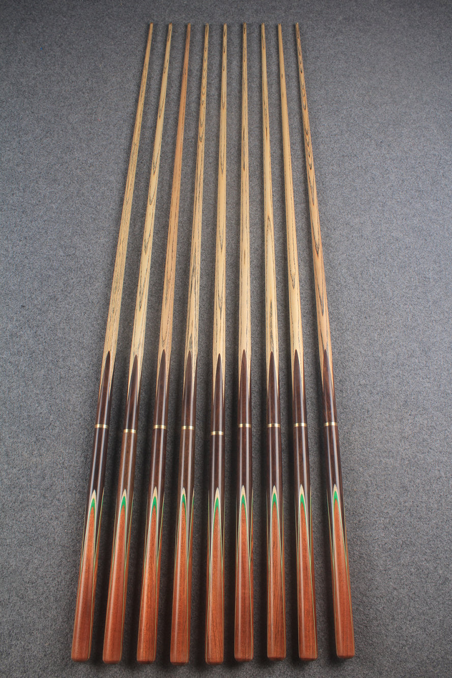 3/4 ash english pool cue  #9798 - #9806